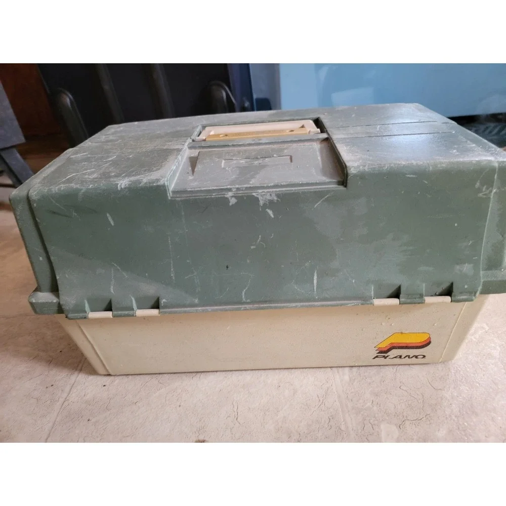 Plano Tackle Box FULL of Fishing Lures & Gear Lot  Sold‎ As Found